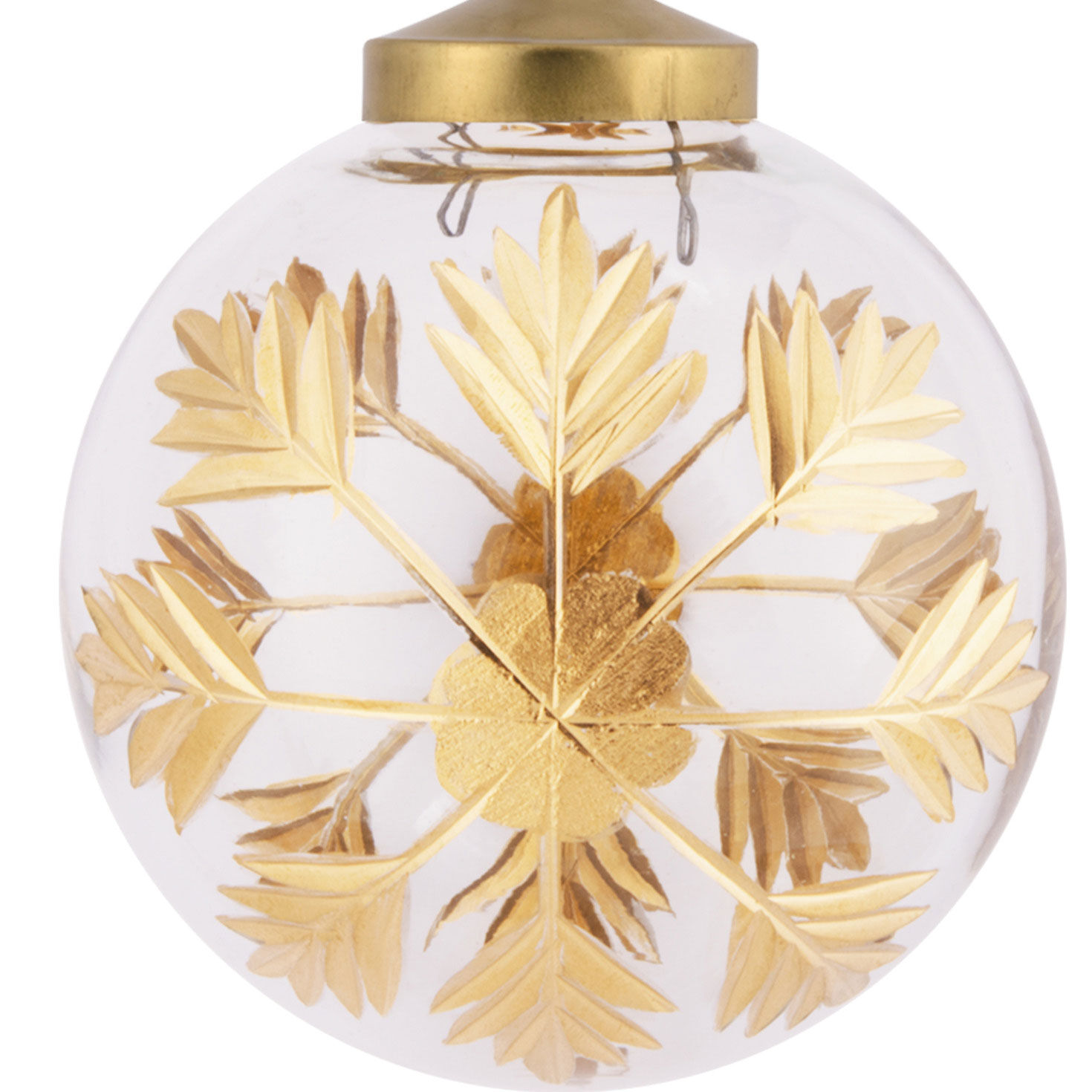 Signature Gold-Etched Glass Hallmark Ornaments, Set of 6 for only USD 40.49 | Hallmark