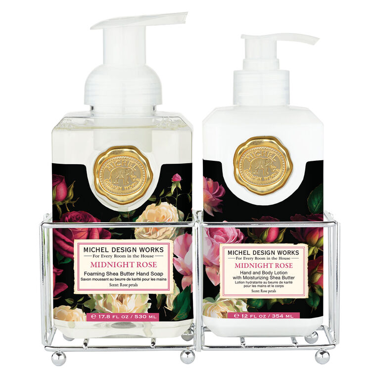 Michel Design Works Midnight Rose Hand Care Caddy