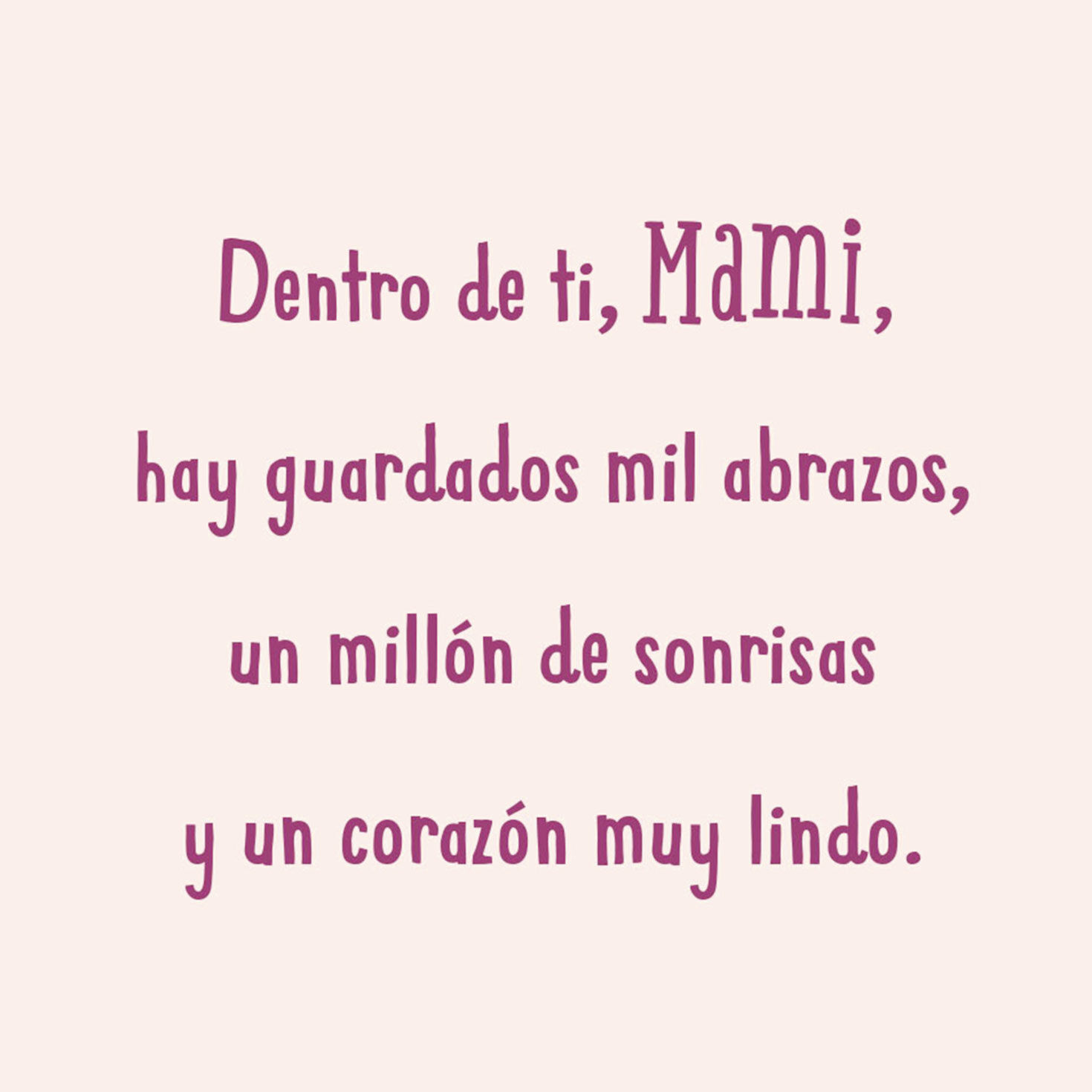 Butterflies Spanish-Language Mother's Day Card Sentiment image number 2