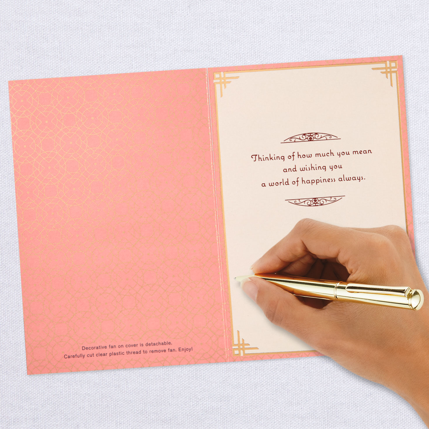 You Brighten Our Days Thinking of You Card With Fan for only USD 6.99 | Hallmark