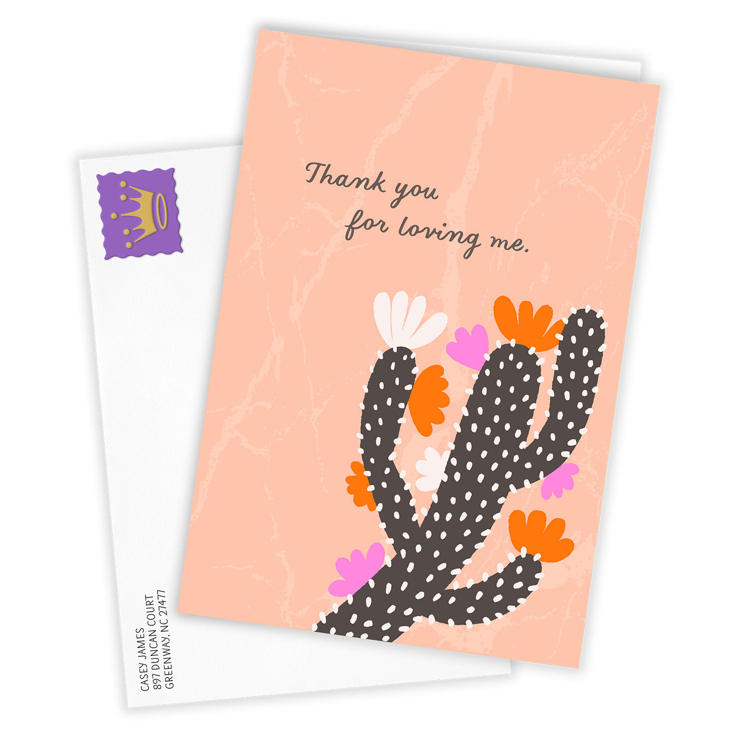 Cactus Love Custom Card, , large image number 2