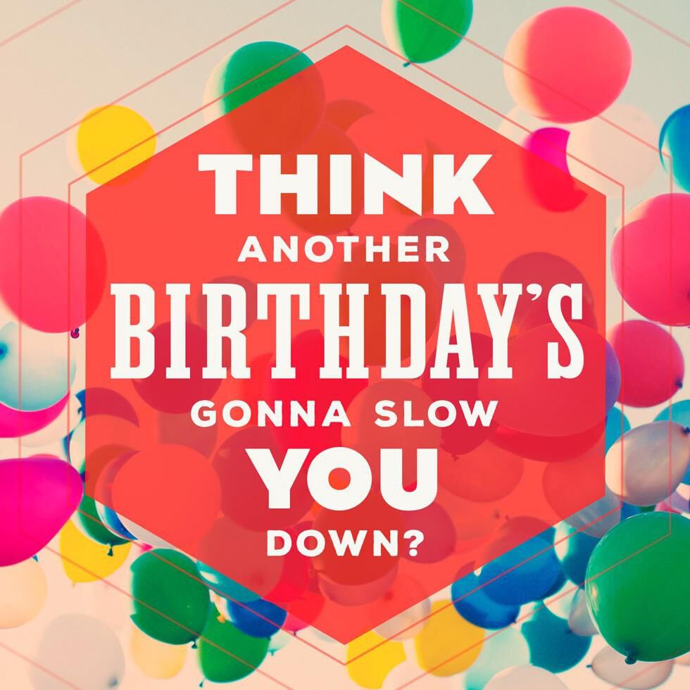 Not Slowing Down Musical Birthday Card