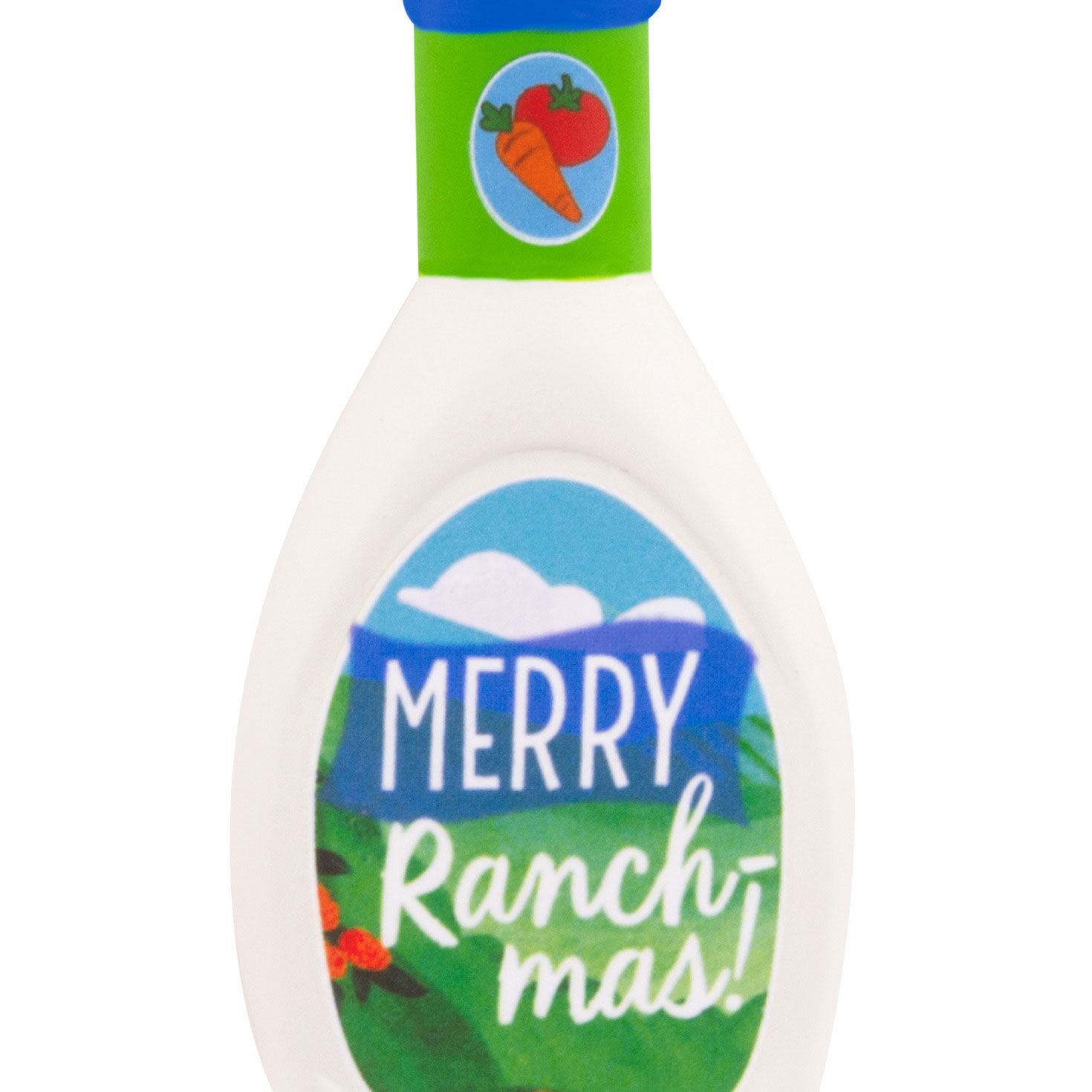 Ranch Dressing Bottle Christmas Ornament closeup view image number 5