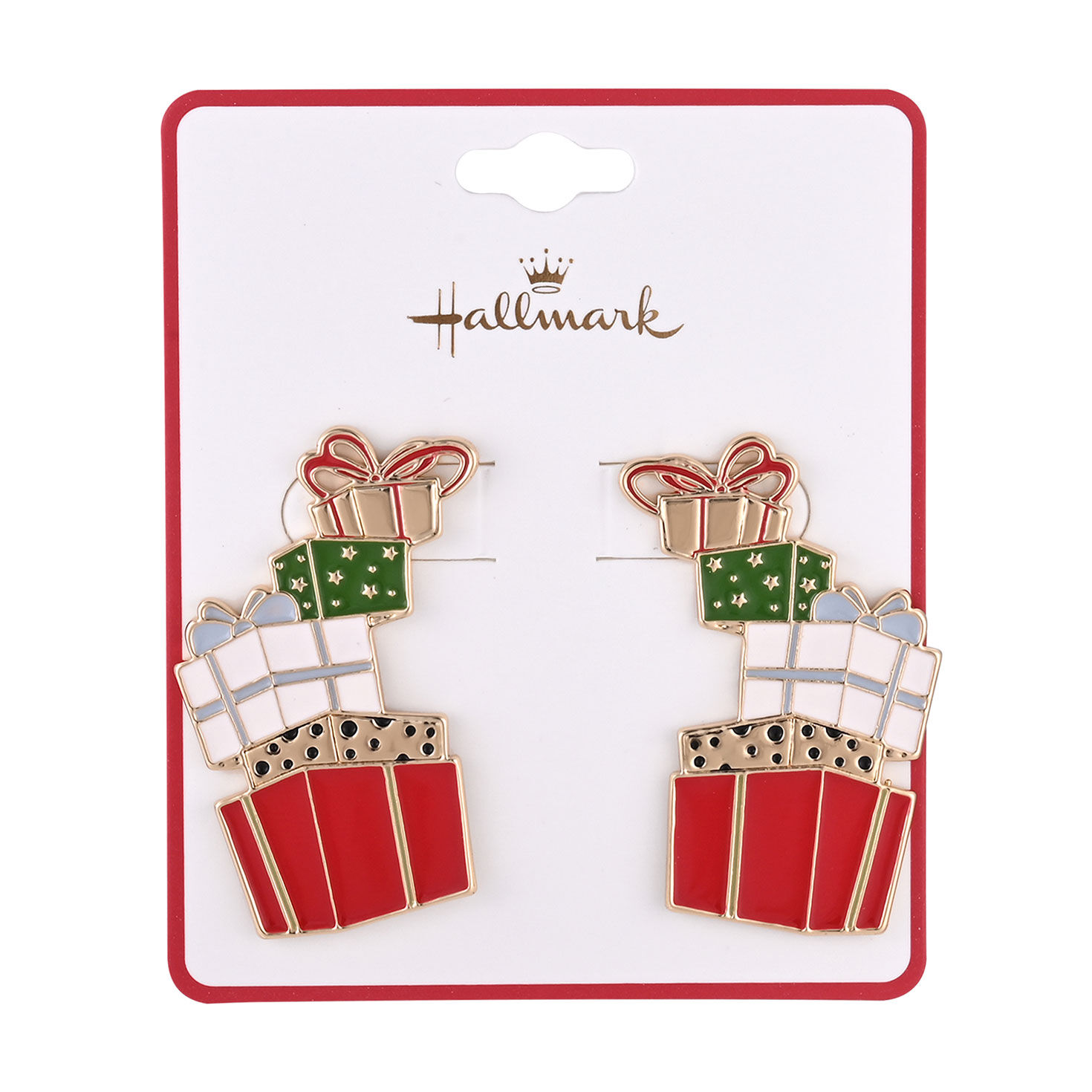 Stacked Gift Statement Earrings package front image number 4