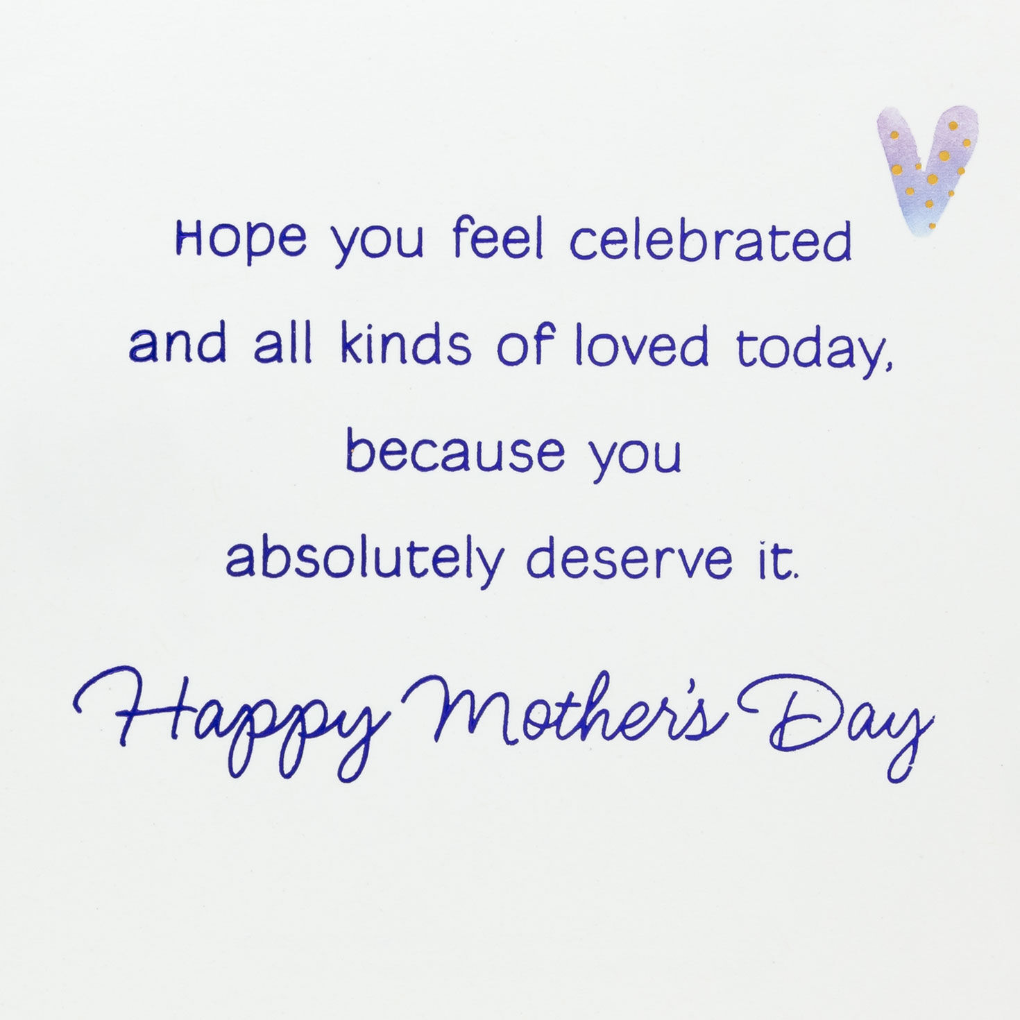 Watercolor Modern Hearts Mother's Day Card Sentiment image number 2