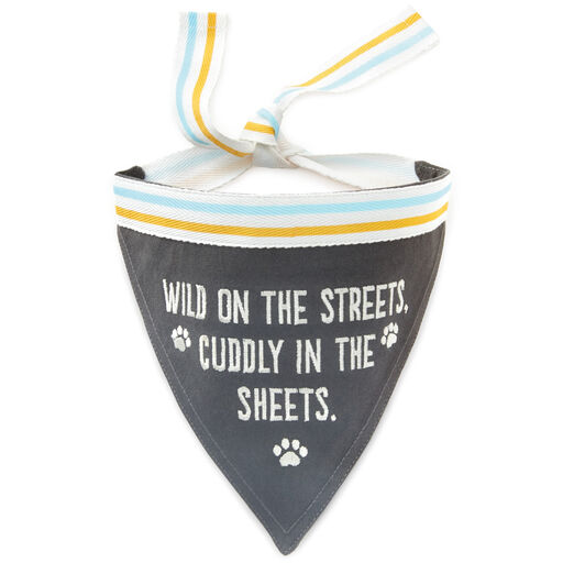 Wild on the Streets, Cuddly in the Sheets Dog Bandana, 