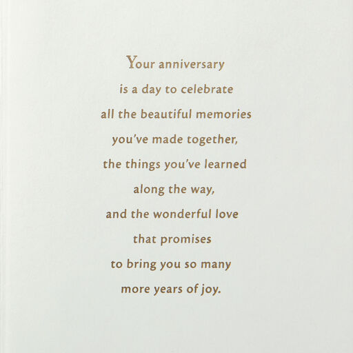 Celebrate Beautiful Memories Anniversary Card, 