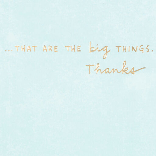 Little Things Thank-You Card, 