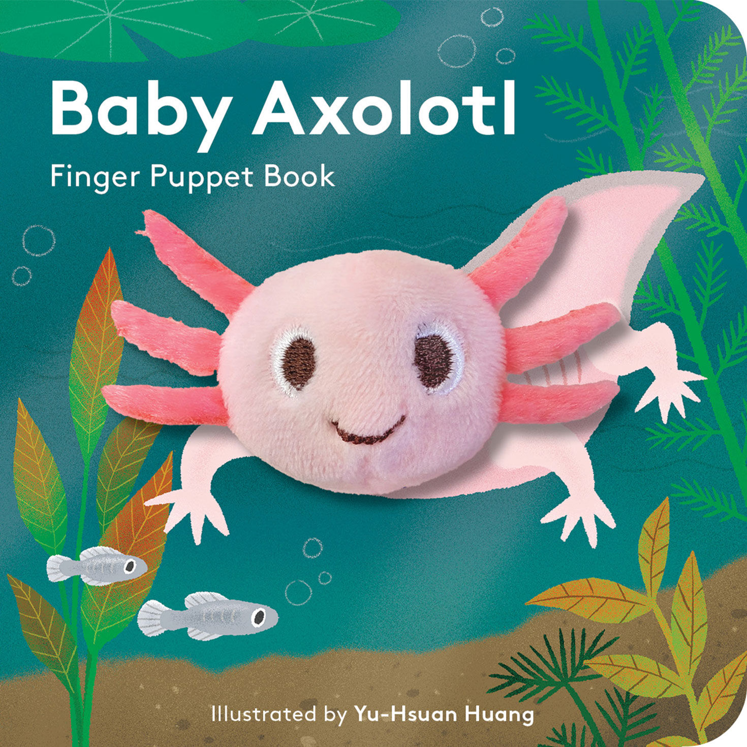 Baby Axolotl Finger Puppet Board Book cover image number 1