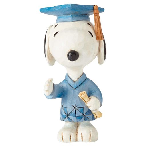 Jim S Peanuts Snoopy Graduate Mini Figurine