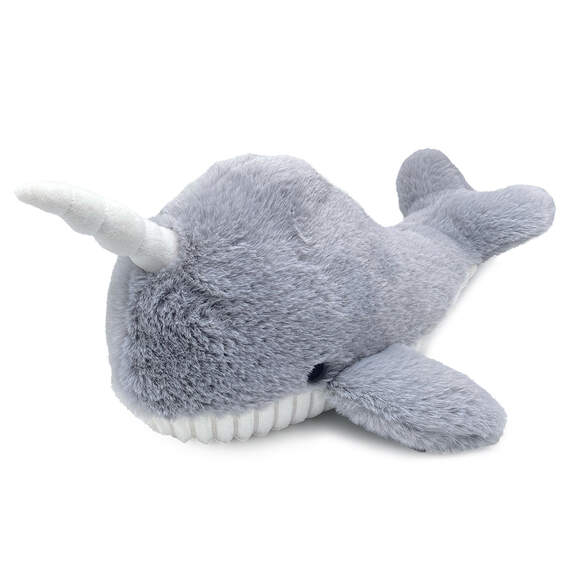 Warmies Heatable Scented Narwhal Stuffed Animal, 13"