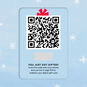 Ice-Skating Scene Gift Card Greeting Holiday Card QR code image number 7