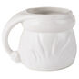 Color-Dipped Shaped Santa Mug in White back image number 2
