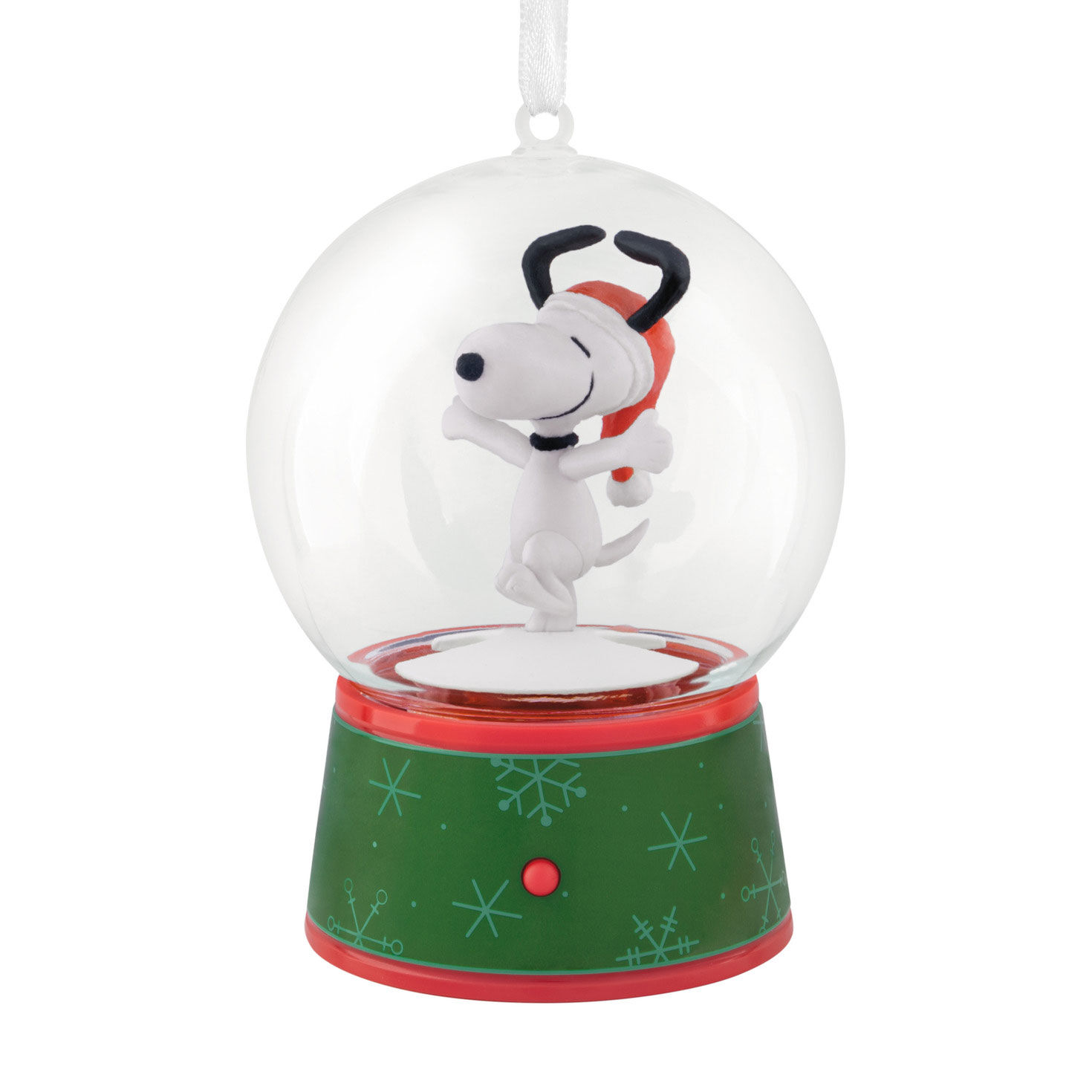 Peanuts® Snoopy Musical Snow Globe Hallmark Ornament With Motion