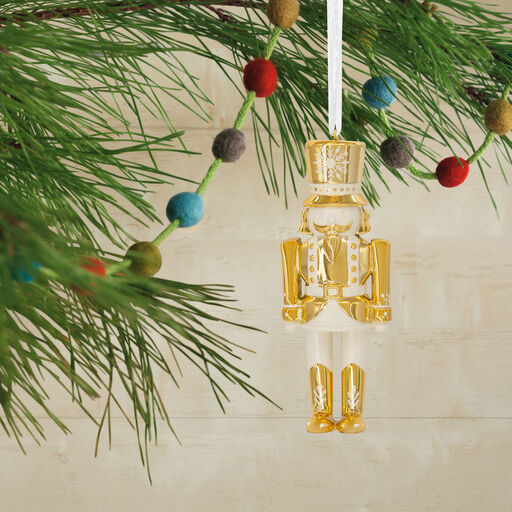 Signature Gold Nutcracker Premium Hallmark Ornament, 