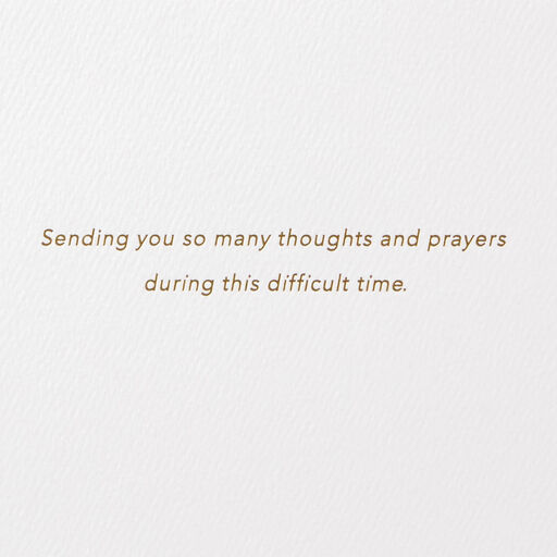 So Many Thoughts and Prayers Sympathy Card, 