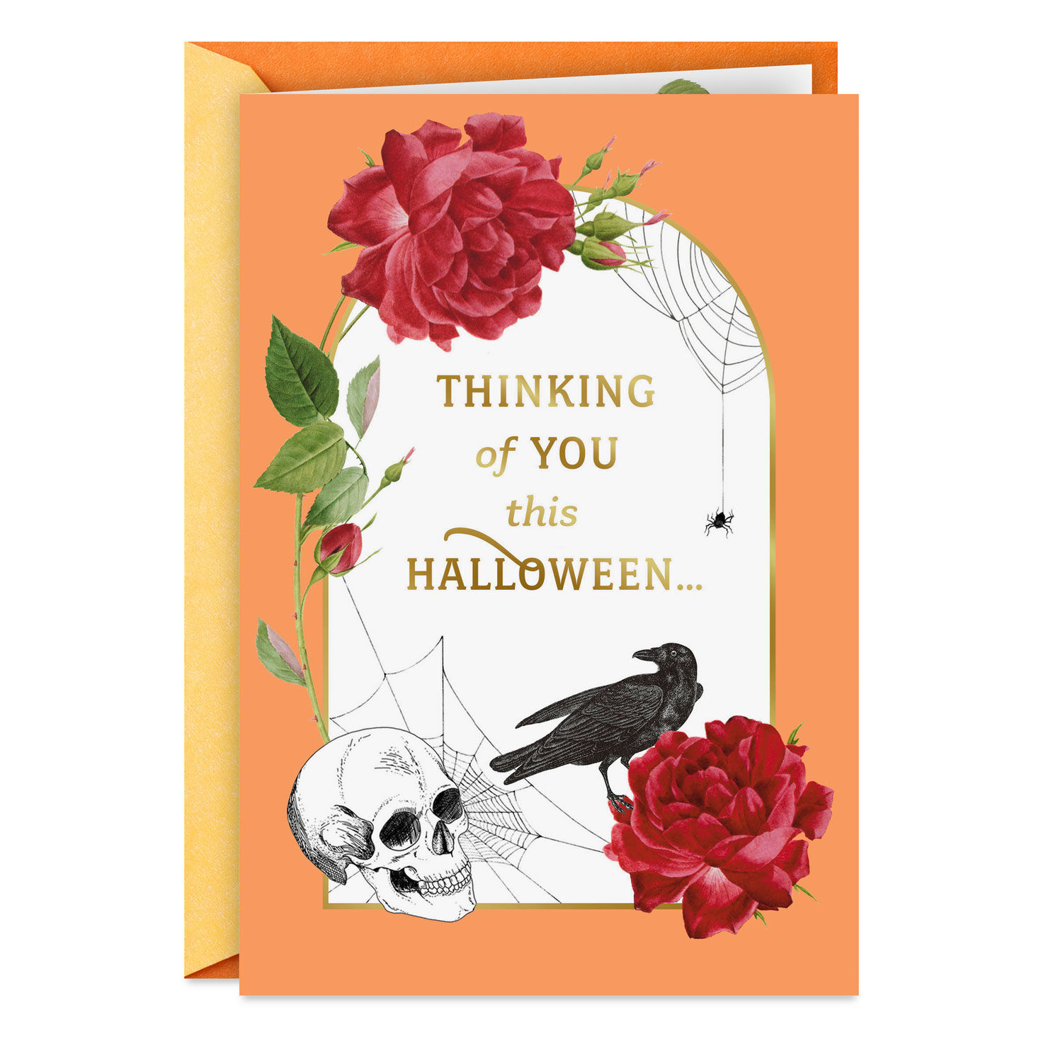 Hauntingly Happy Wishes Halloween Card