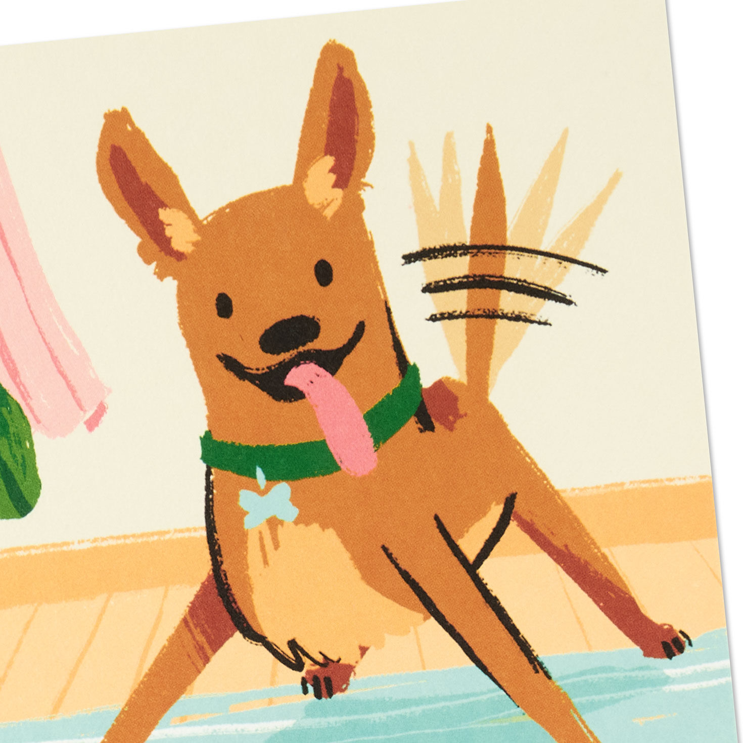 Playful Pop-Up Pup Funny Mother's Day Card From the Dog Card Front Detail image number 5