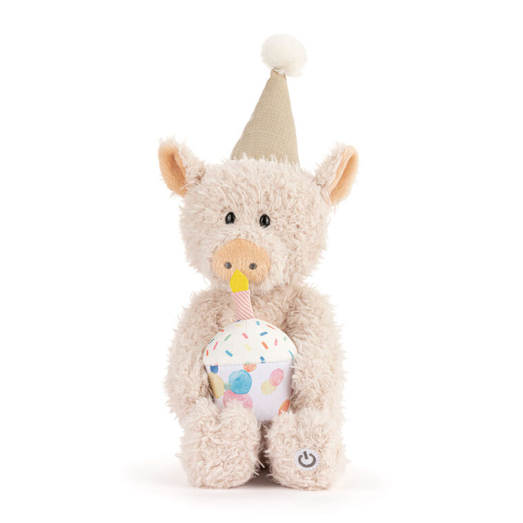 Demdaco Piggy Wigg Singing Birthday Pig, 12.5"