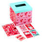 Doodle Hearts Kids Classroom Valentines Set With Cards, Stickers and Mailbox, , large image number 1