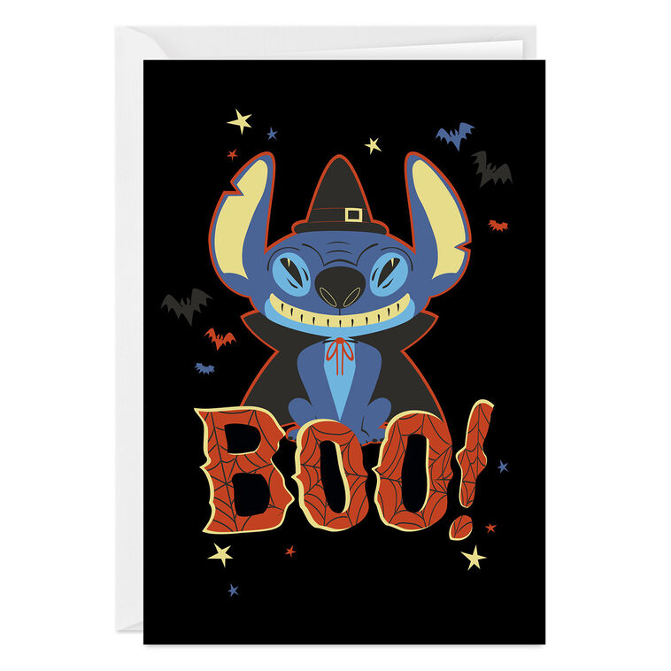 Disney Stitch Boo! Custom Halloween Card