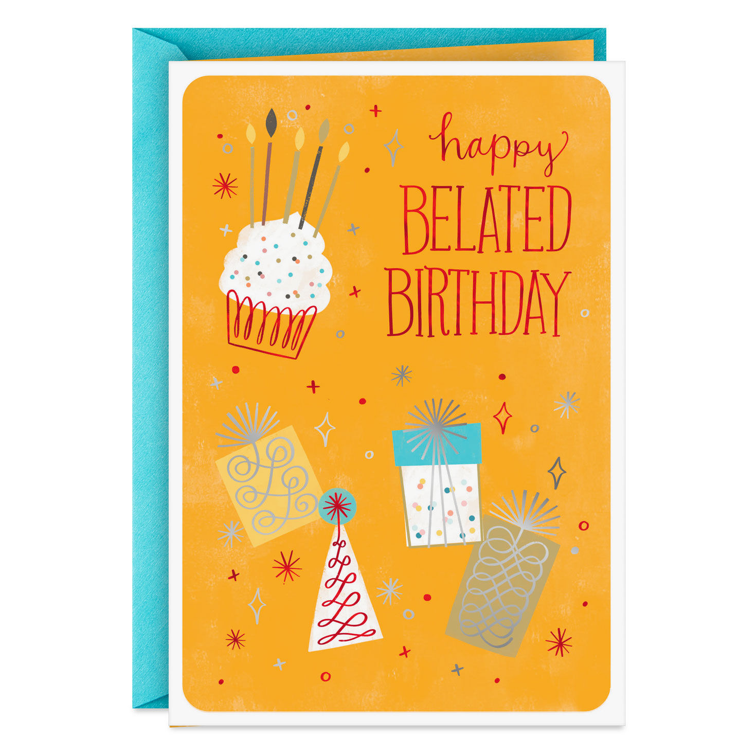 Warmest Wishes Belated Birthday Card