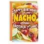 Nacho Average Brother-in-Law Funny Pop-Up Birthday Card, , large image number 1