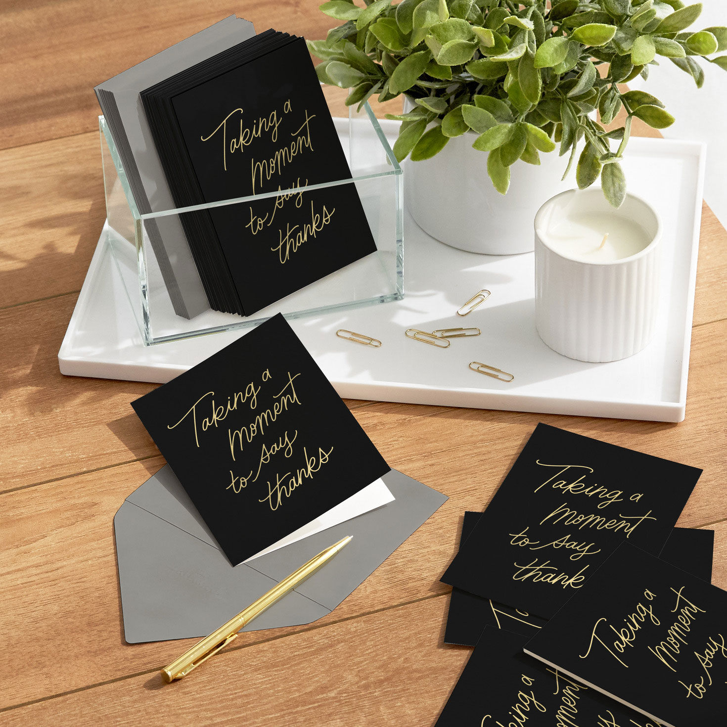 Taking a Moment to Say Thanks Blank Thank You Notes, Pack of 10 for only USD 10.49 | Hallmark