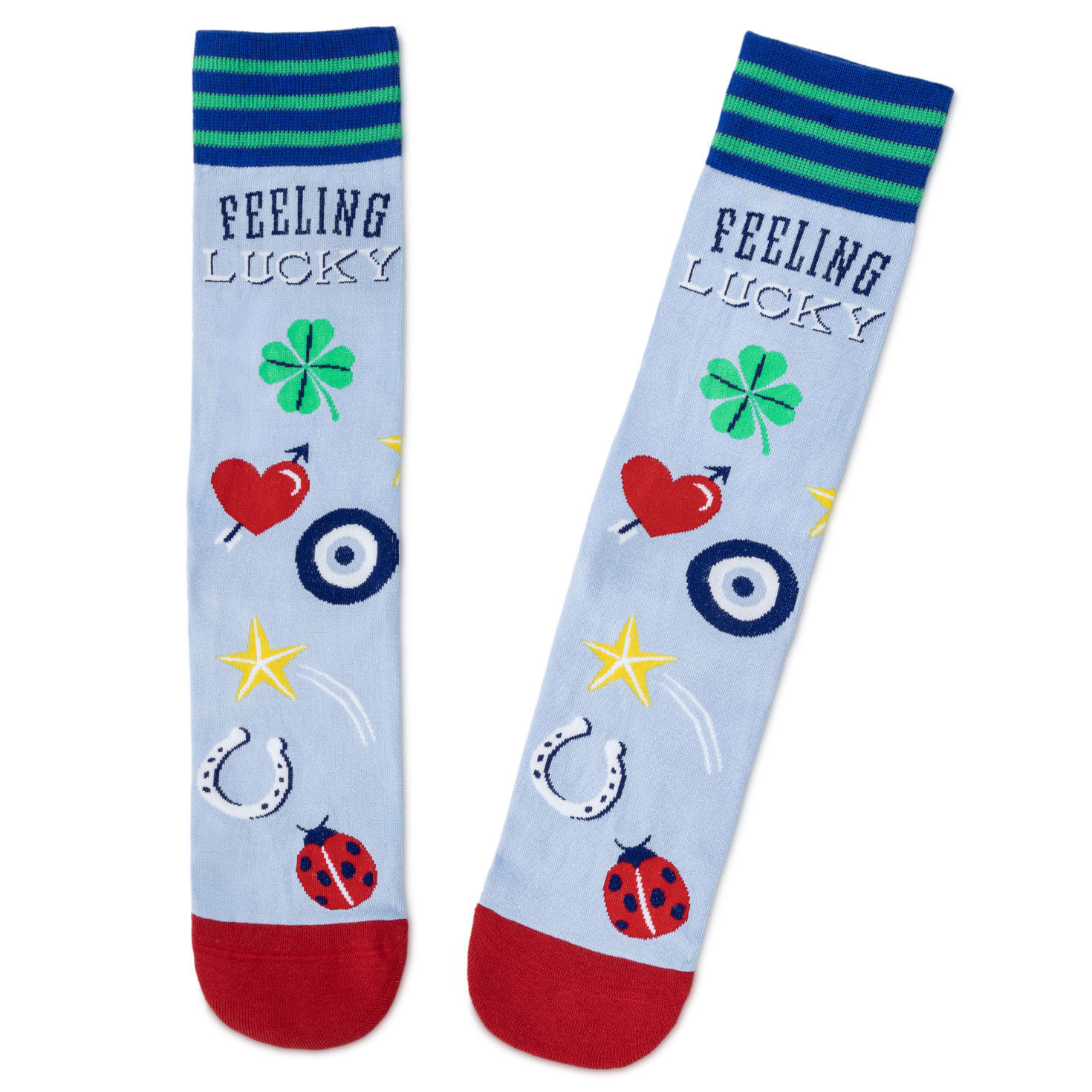 Feeling Lucky Novelty Crew Socks
