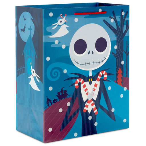 13" Disney Tim Burton's The Nightmare Before Christmas Jack Skellington Large Gift Bag, 