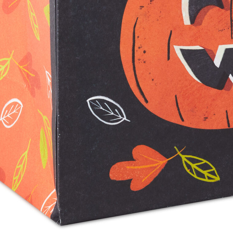 6.5" Pumpkin Trio Small Halloween Gift Bag, , large image number 5