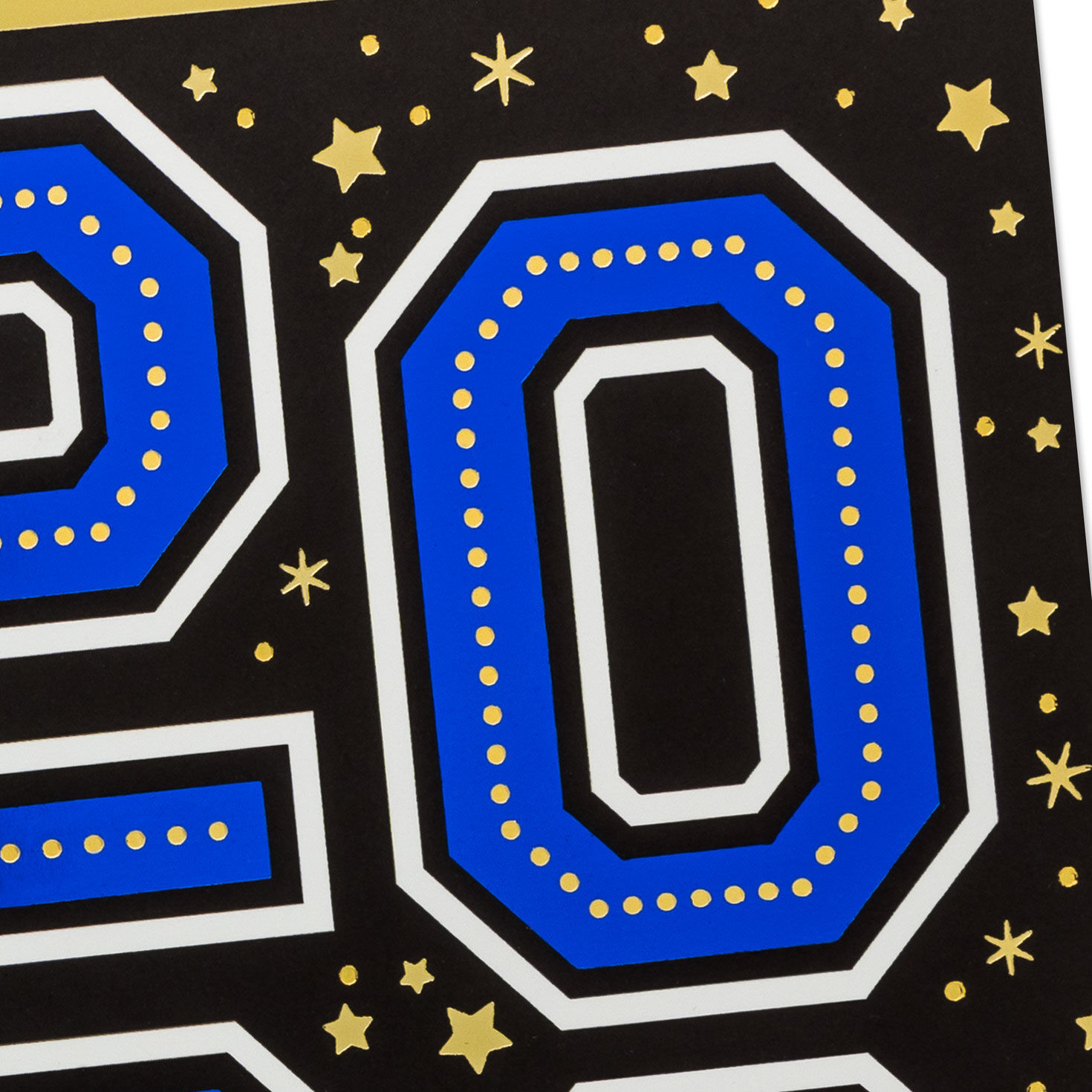 Varsity Lettering 2026 High School Graduation Card Card Front Detail image number 4