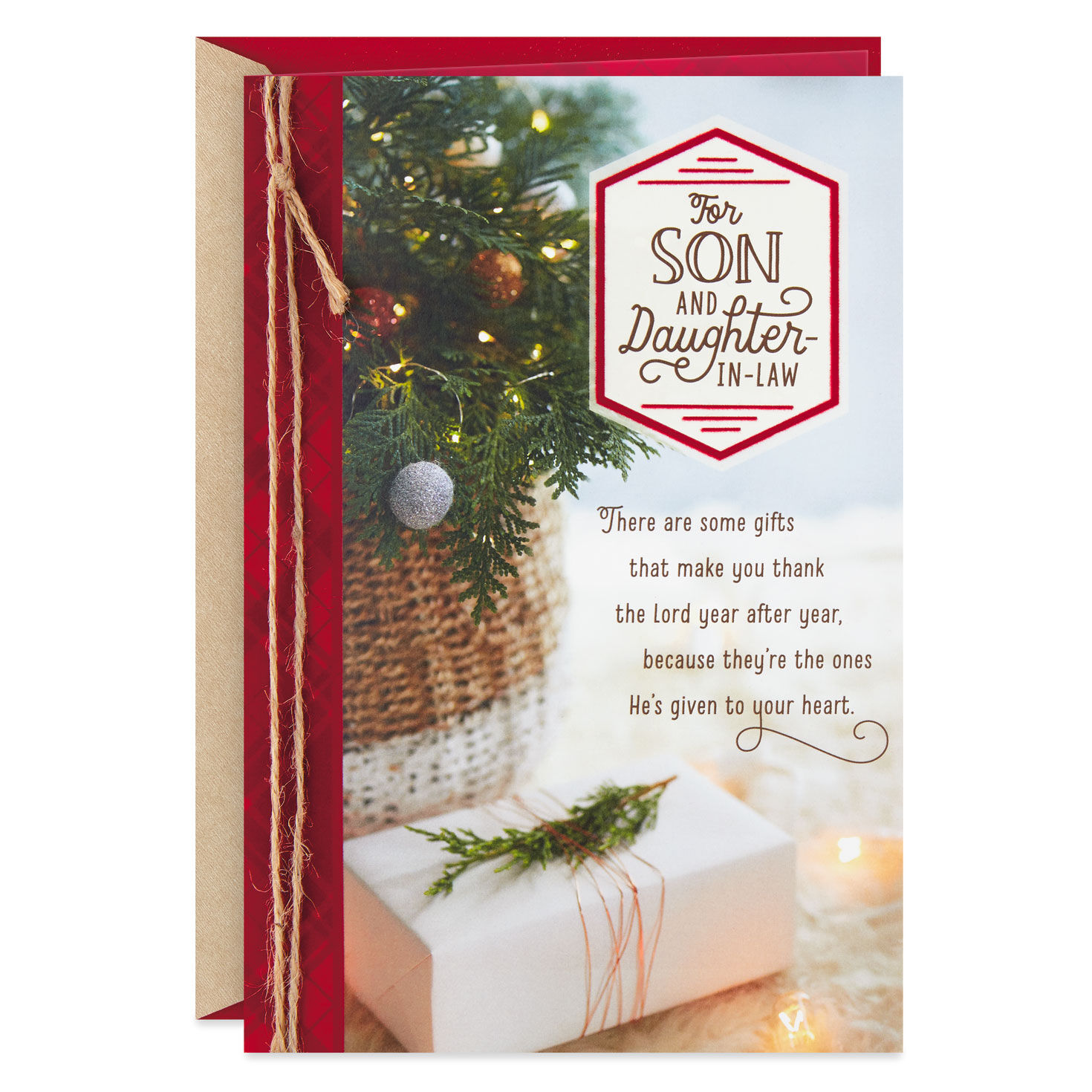 You Are Gifts Religious Christmas Card For Son And Daughter In Law Greeting Cards Hallmark