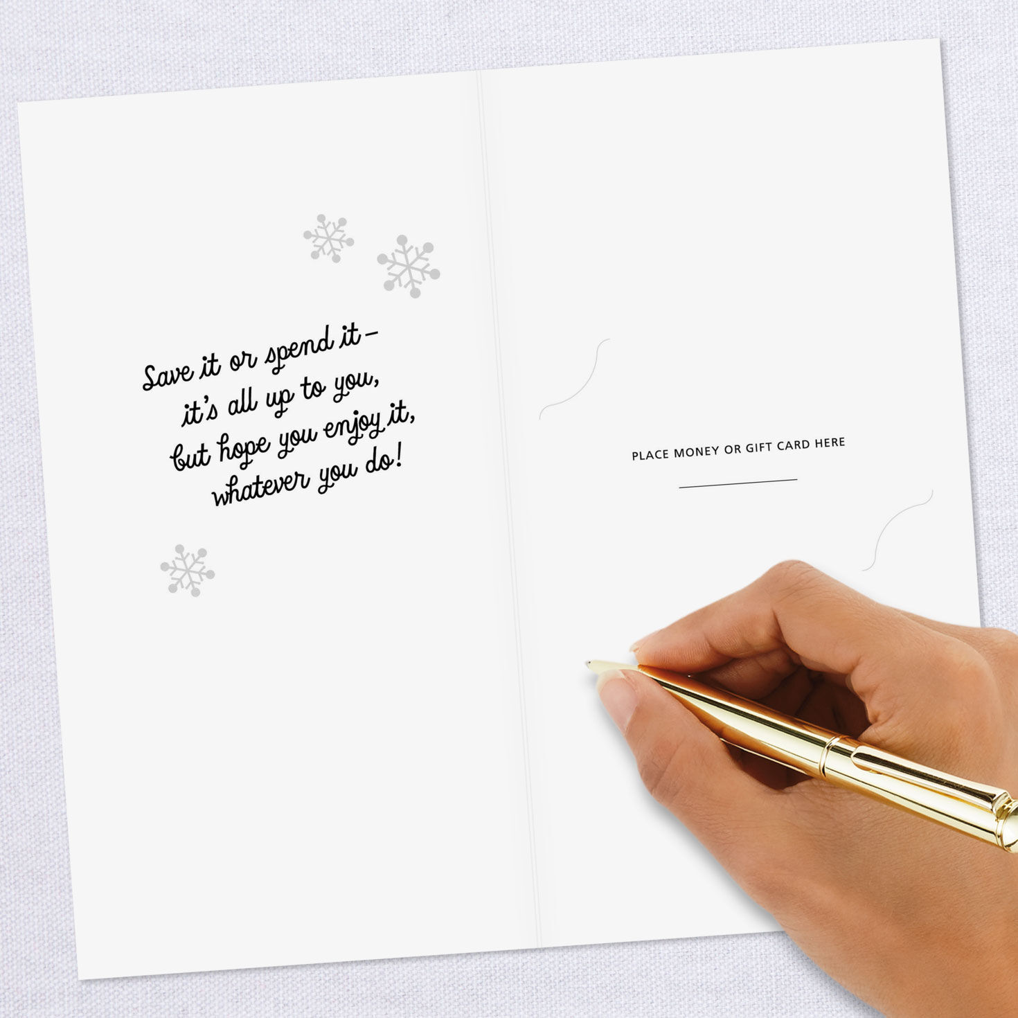 Freezin's Greetings Money Holder Holiday Cards, Pack of 6, , large image number 6