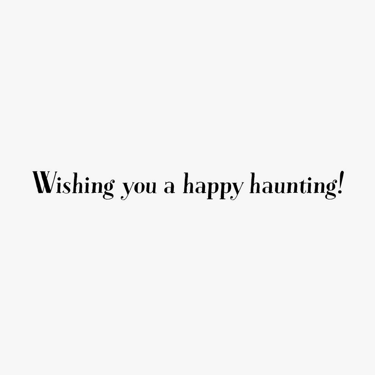 Disney Tim Burton's The Nightmare Before Christmas Jack Skellington and Sally Happy Haunting Halloween Card Sentiment image number 2