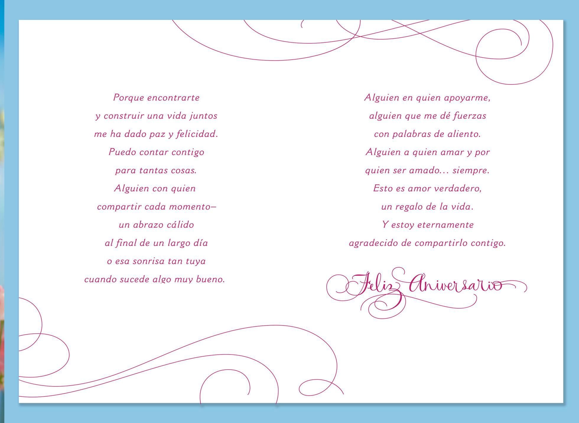 Forever Grateful Spanish-Language Anniversary Card for Wife