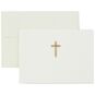 Gold Cross Religious Note Cards, Box of 20, , large image number 1