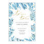To Have and To Hold Blue Florals Wedding Invitation, , large image number 5
