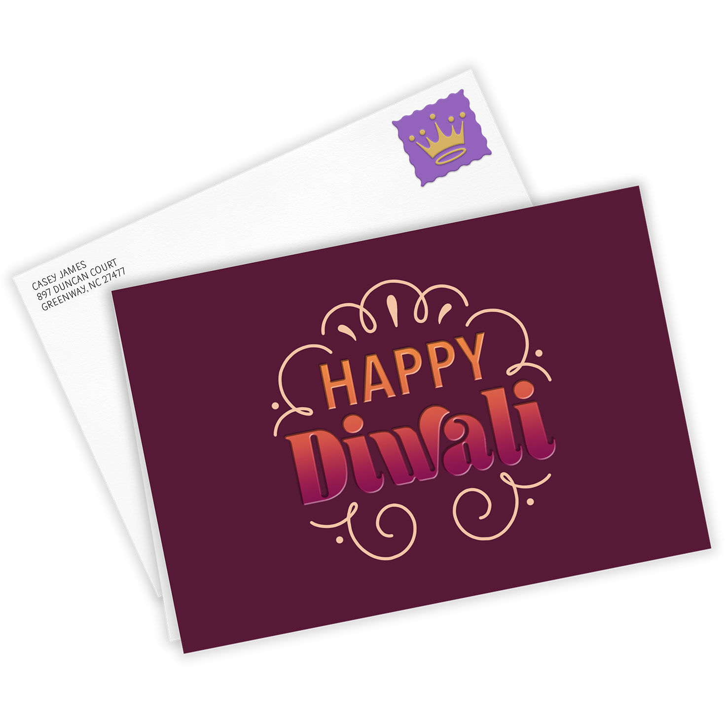 Goodness and Light Custom Diwali Card, , large image number 2