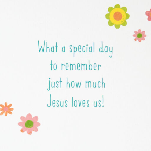 Happy Easter Blessings Religious Easter Card, 