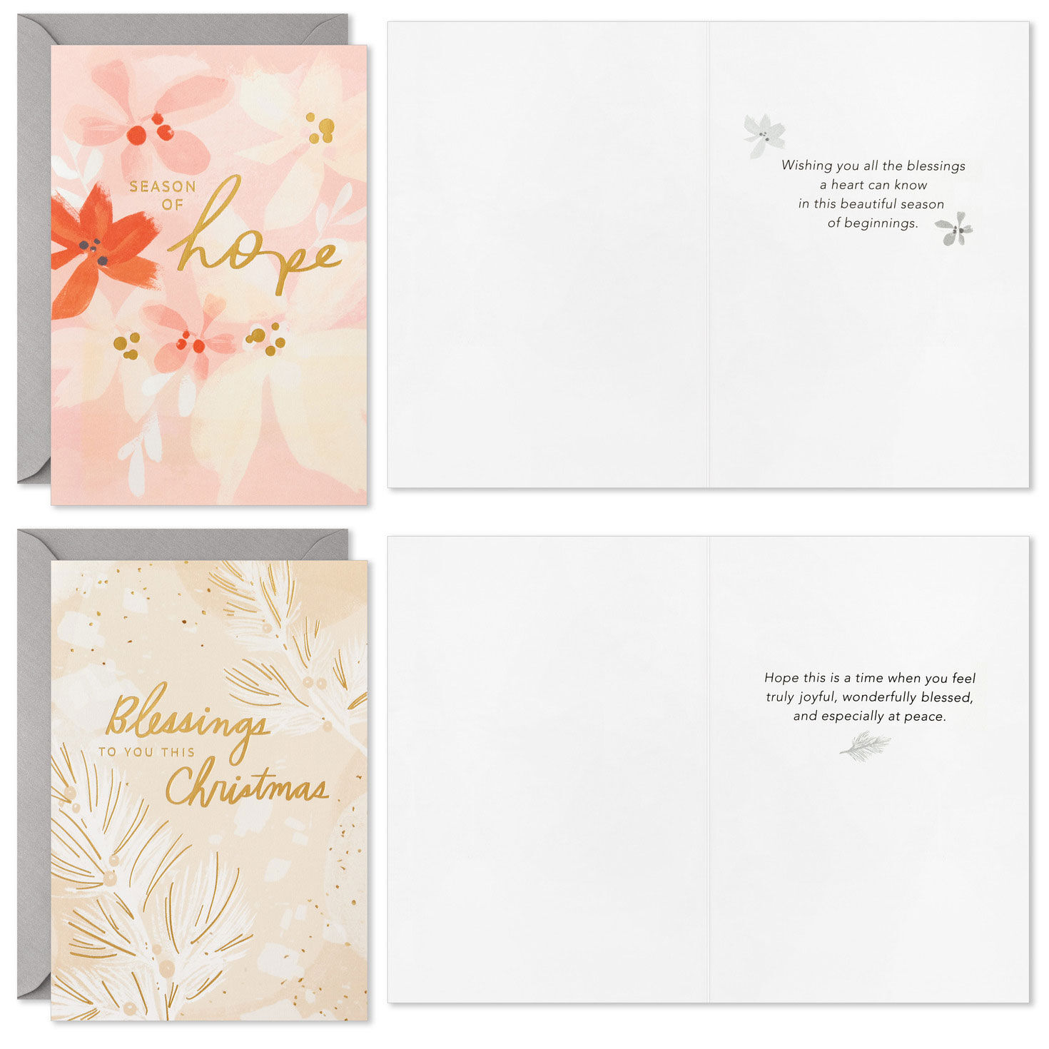 Season of Hope and Beauty Boxed Christmas Cards Assortment, Pack of 16, , large image number 3