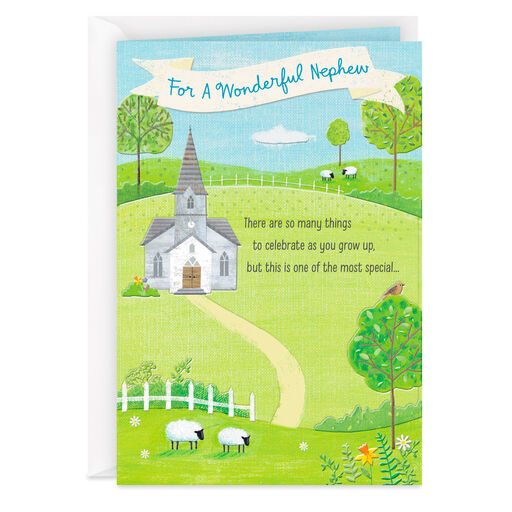 A Special Celebration Religious First Communion Card, 