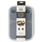 Gray Collapsible Silicone Meal Prep Container  image number 2