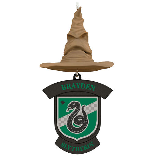 Harry Potter™ Sorting Hat Personalized Ornament, Slytherin™, 