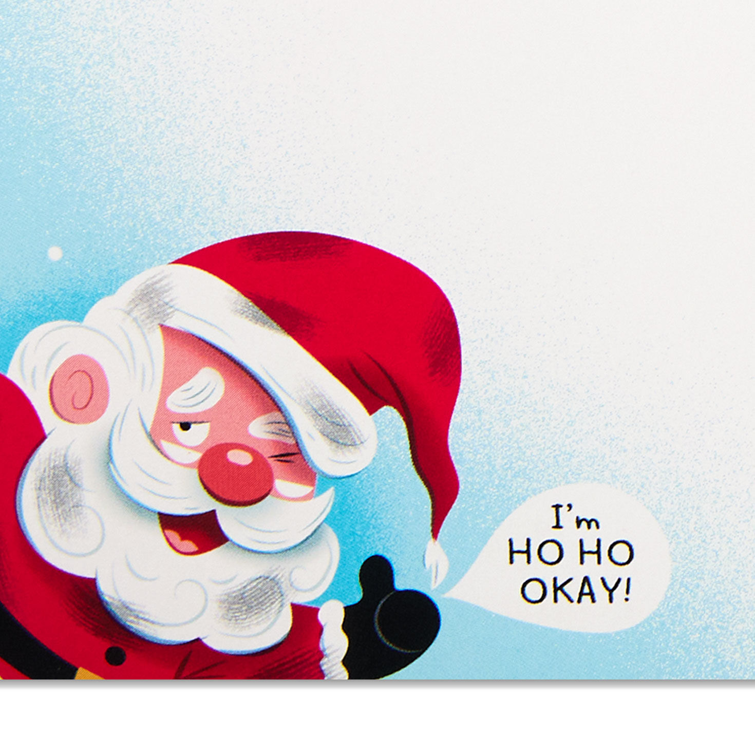 Santa Stuck in Chimney Funny Christmas Card With Sound sentiment image number 3