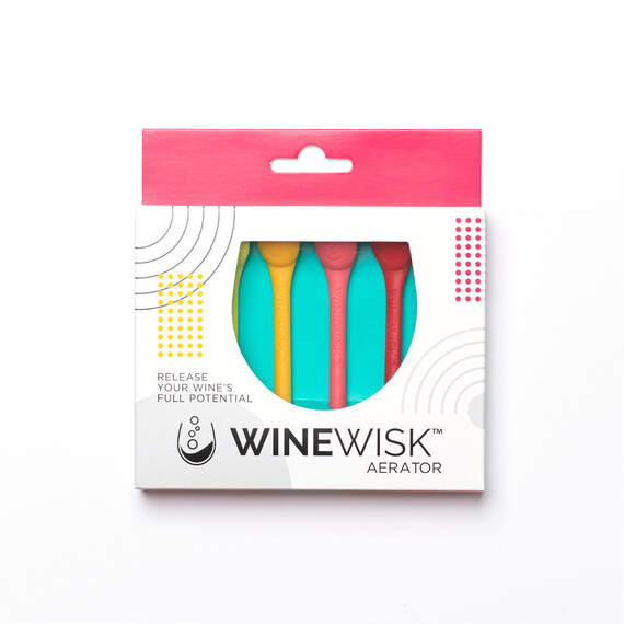 Winewisk Wine Aerator & Wine Glass Charms, Set of 6, , large image number 2