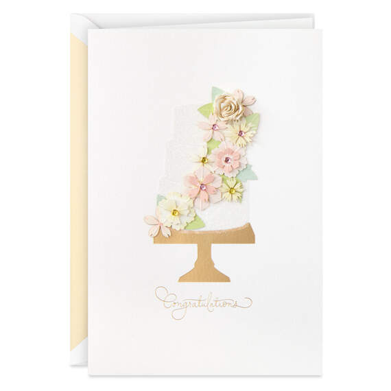 A Lifetime Filled With Happiness Wedding Card, , large image number 1