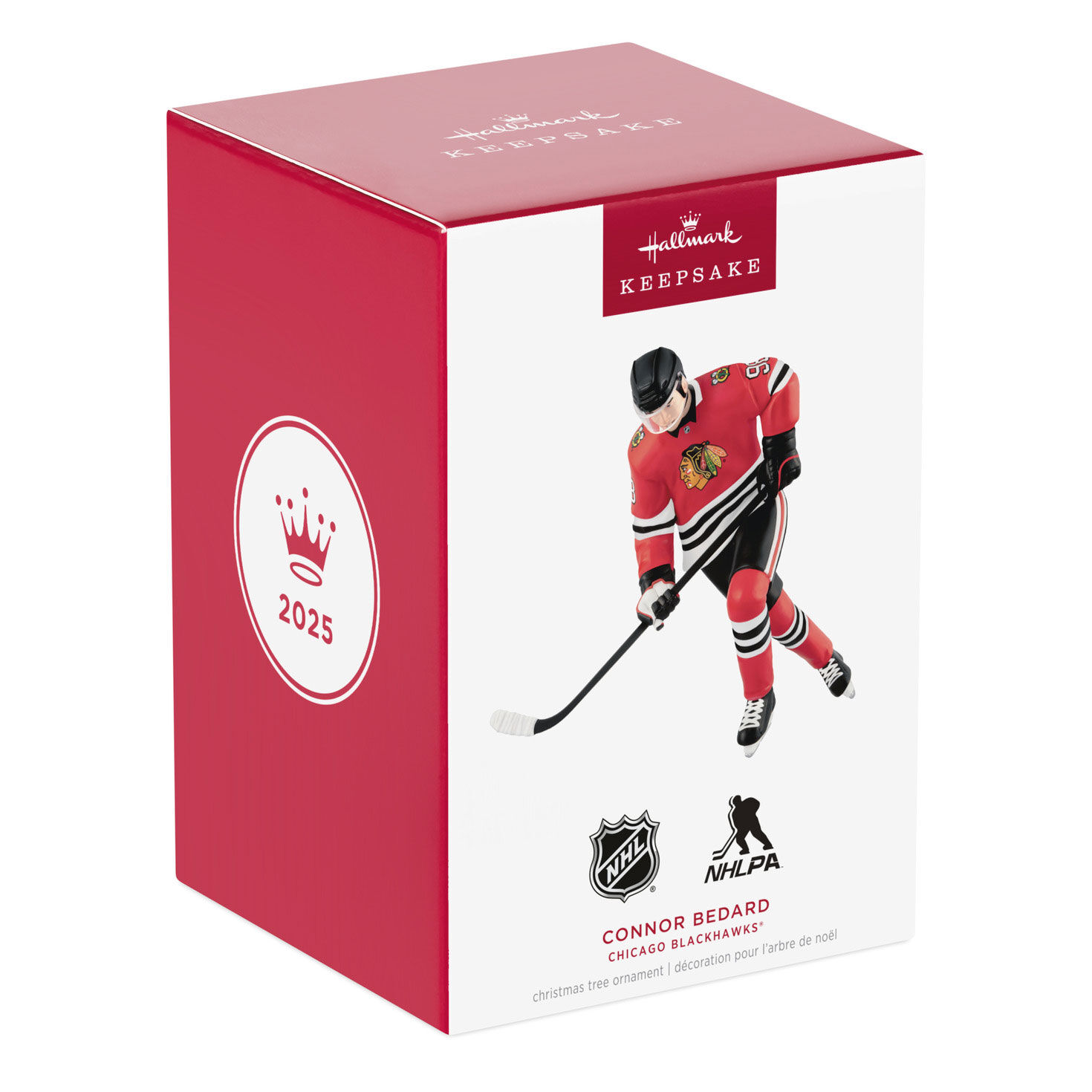 Chicago Blackhawks Connor Bedard Keepsake Ornament package front image number 7