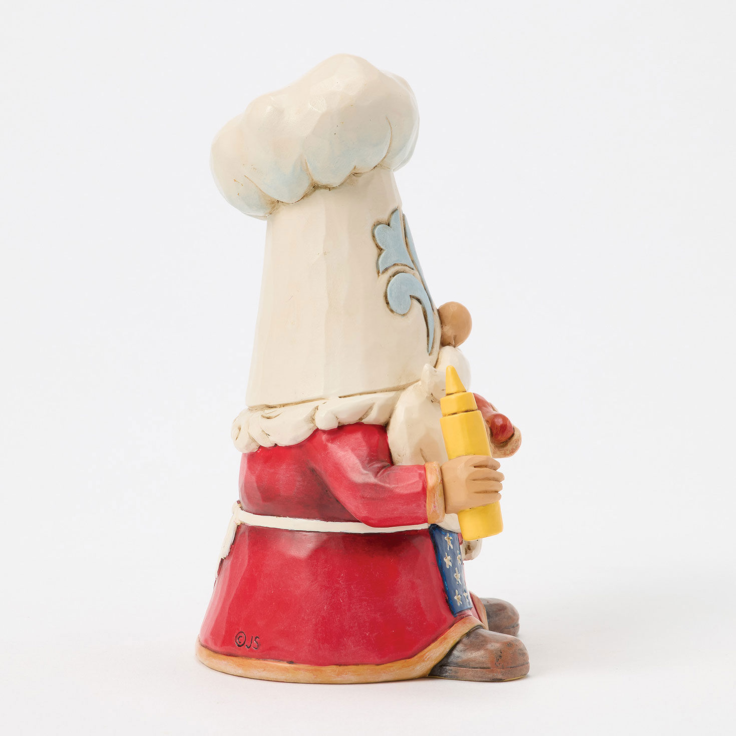 Jim Shore Patriotic Gnome With Hot Dog Figurine side image number 4