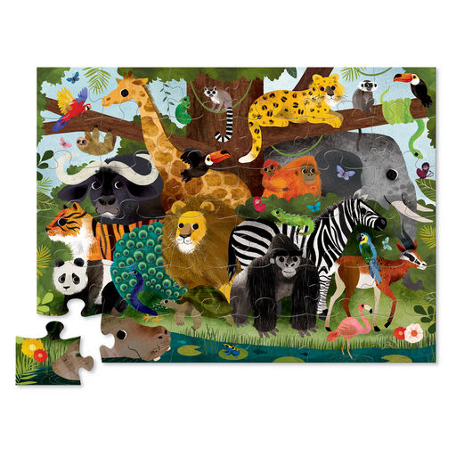 Jungle Friends 36-Piece Floor Puzzle, 